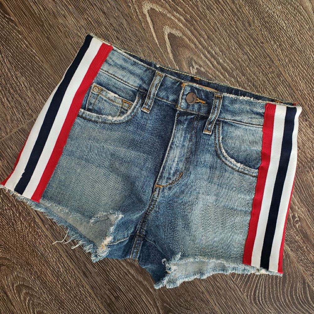 Joe's Side Stripe Jean Shorts